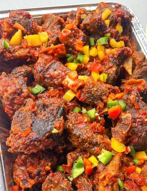 Assorted Goat with Vegetables