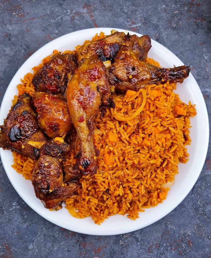 Jollof Rice with Chicken