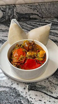 Banku with Okra Stew